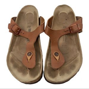 Birkenstock Gizeh Leather Thong  Sandals Women’s 8
